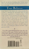 True Believer - Nicholas Sparks - used