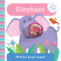 Little me - Elephant with fun finger puppet